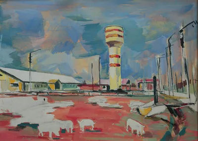 Artwork by Getman Topuria, 2000, Pastel on Paper